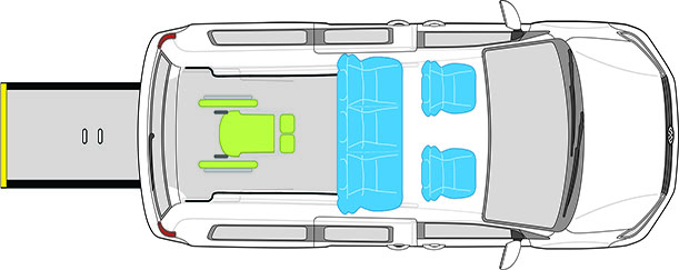 Volkswagen Caddy Maxi TPMR Modulis 7