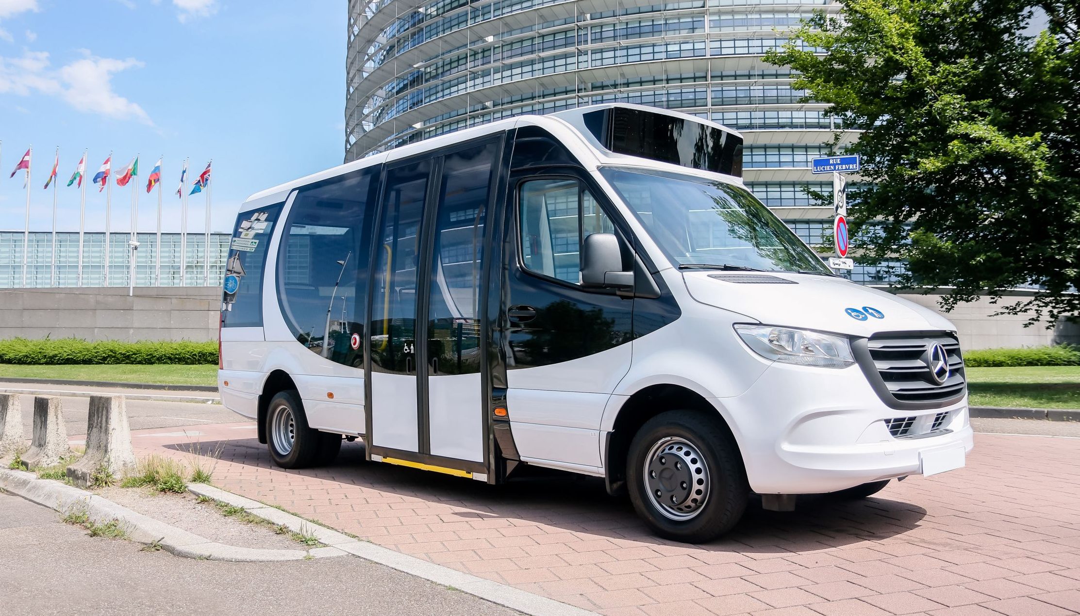 minibus urbain city dietrich vehicules en ville